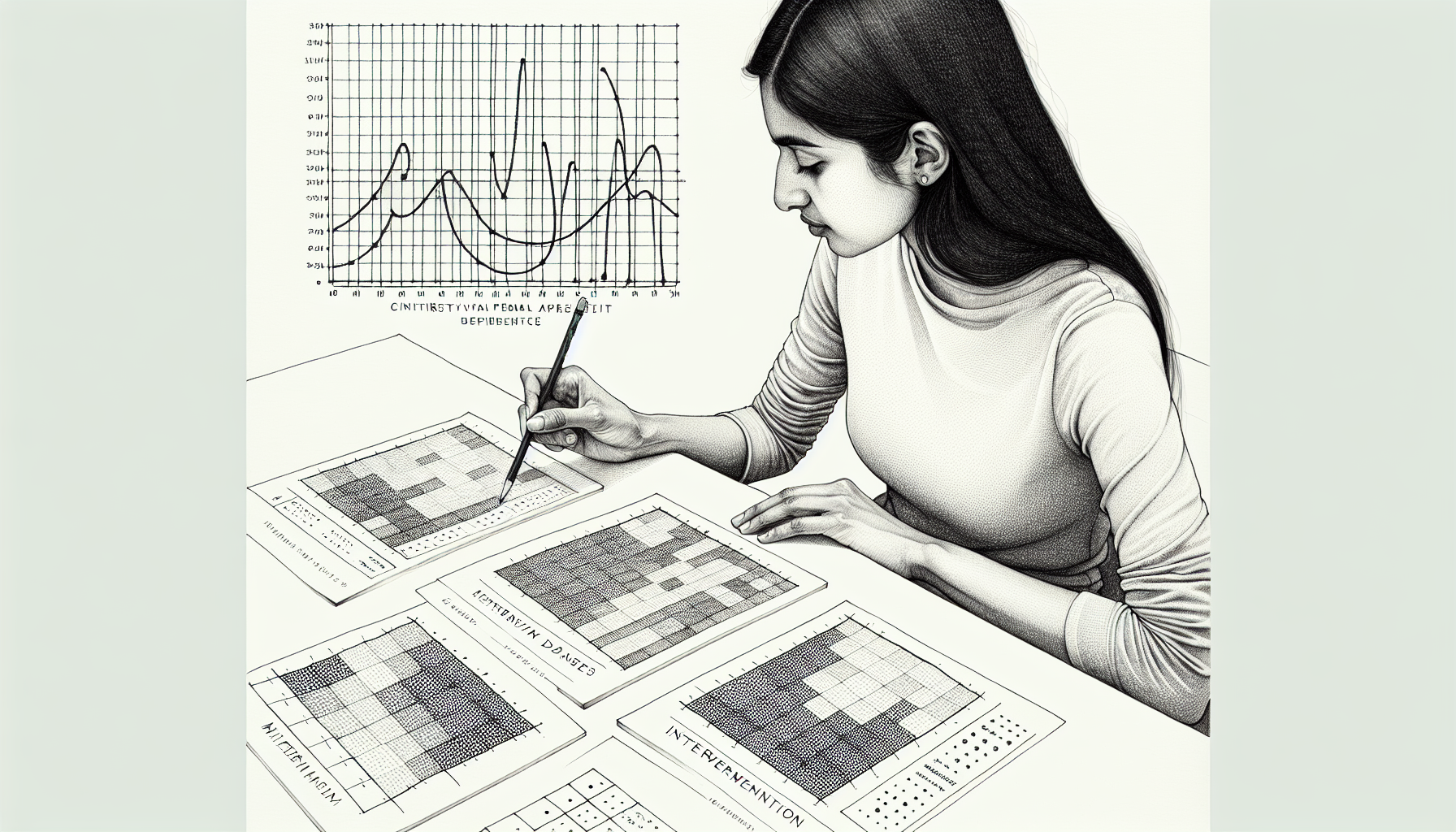 Pencil sketch illustration for: D.8. Identify rationales for conducting comparative, component, and parametric analyses.