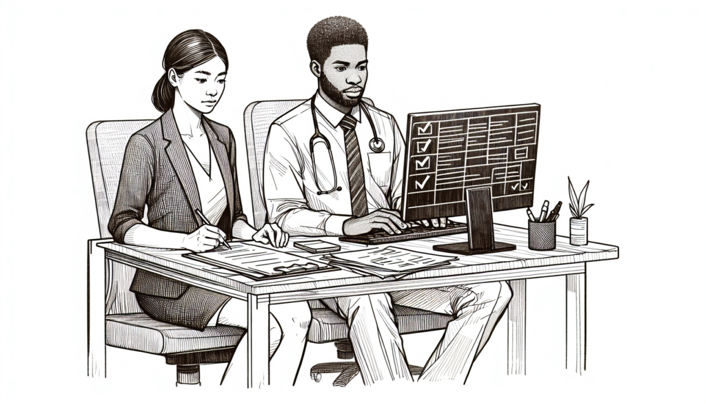 Pencil sketch illustration for: ABA Software & Tools Guide: Choosing, Setting Up, and Using Tech Without the Headaches: