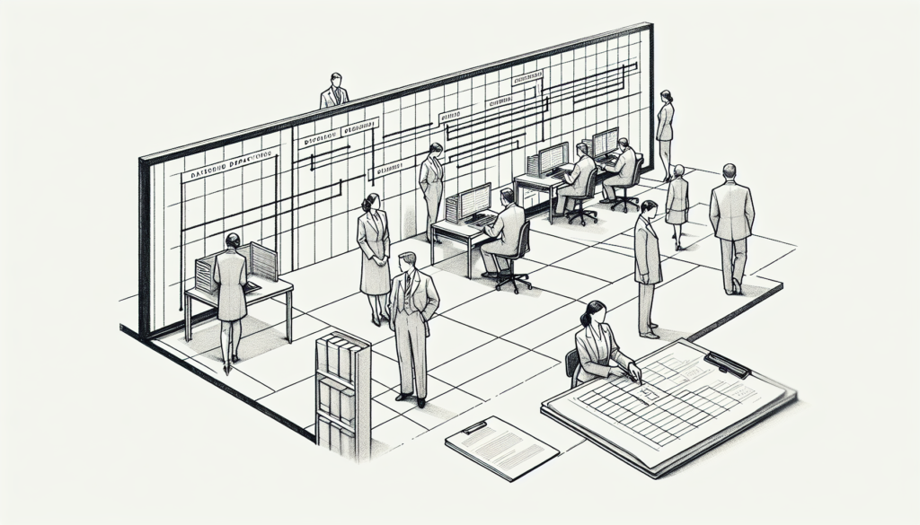 Pencil sketch illustration for: Nonconcurrent multiple baseline designs for applied research in organizational behavior manag