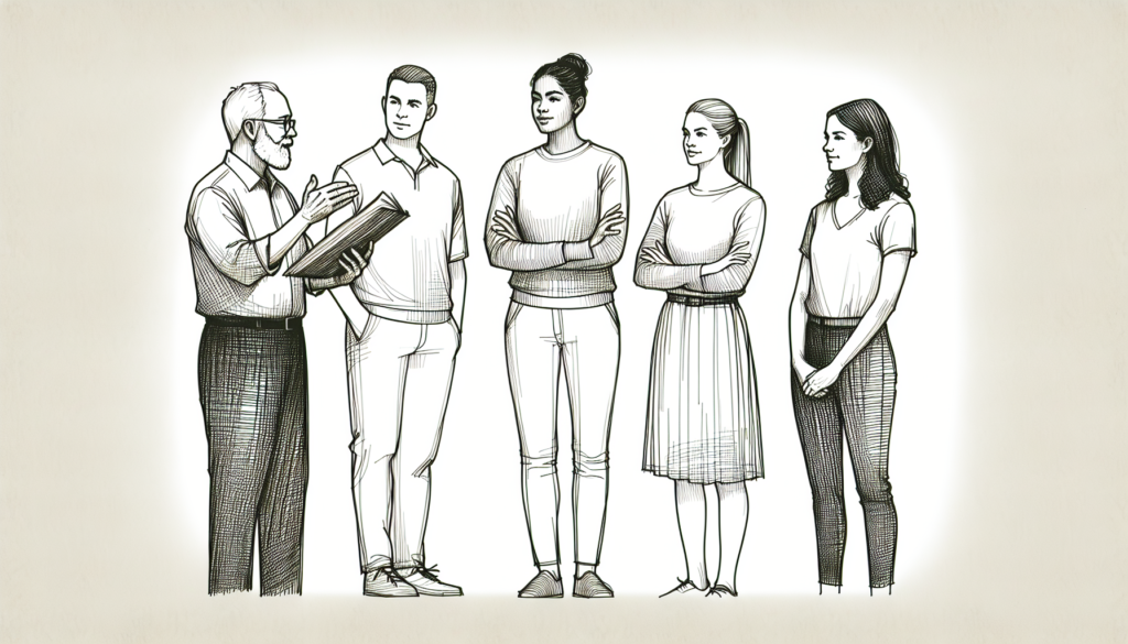 Pencil sketch illustration for: Expanding the pyramidal staff training approach