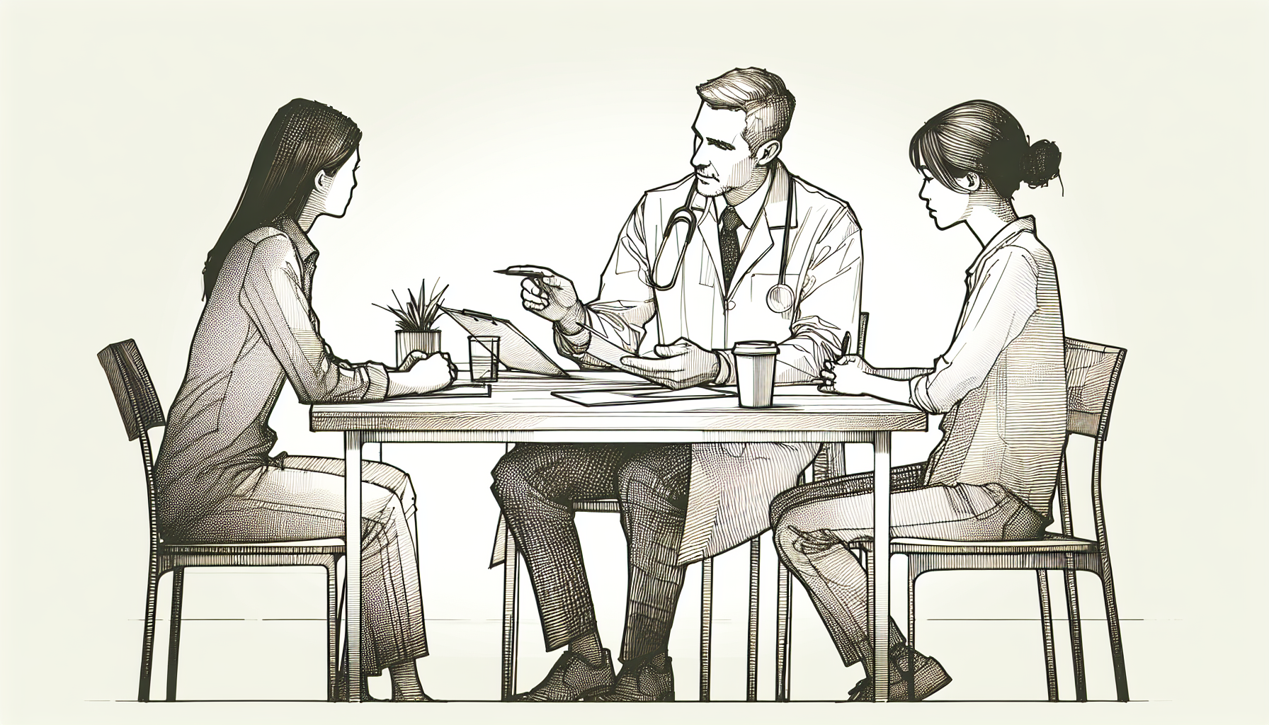 Pencil sketch illustration for: Mentorship Matters: Designing a Mentor Program to Develop Your ABA Team