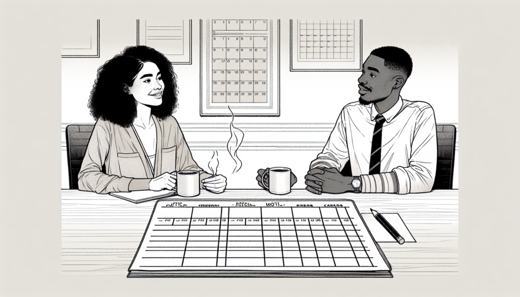 Pencil sketch illustration for: ABA Scheduling Templates: Weekly Calendars that Reduce Staff Burnout