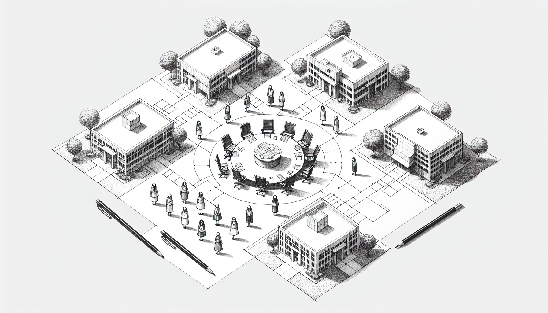 Pencil sketch illustration for: Standardizing Onboarding Across Multiple ABA Clinic Locations