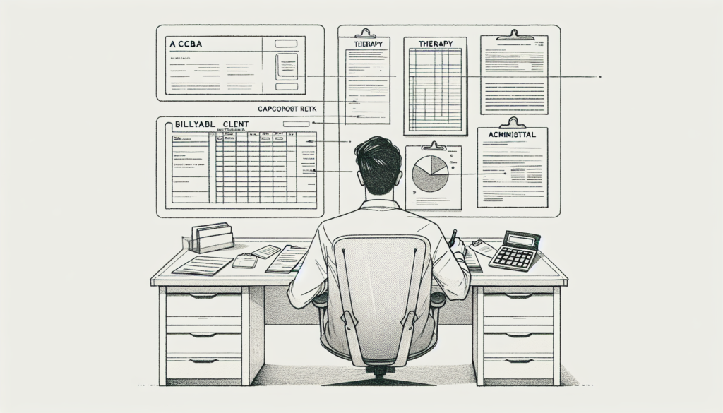 Pencil sketch illustration for: Administrative Time Allocation: How Much Non-Billable Time Do BCBAs Need?