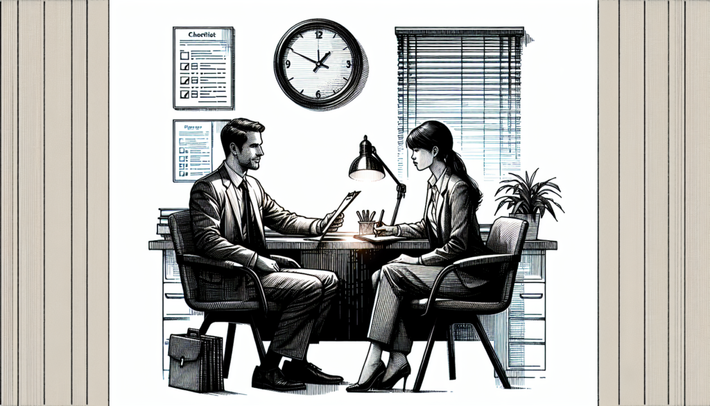 Pencil sketch illustration for: Effective 1-on-1 Meetings: Structured Agendas for ABA Team Leaders